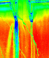 赤外線サーモグラフィー使用の赤外線調査